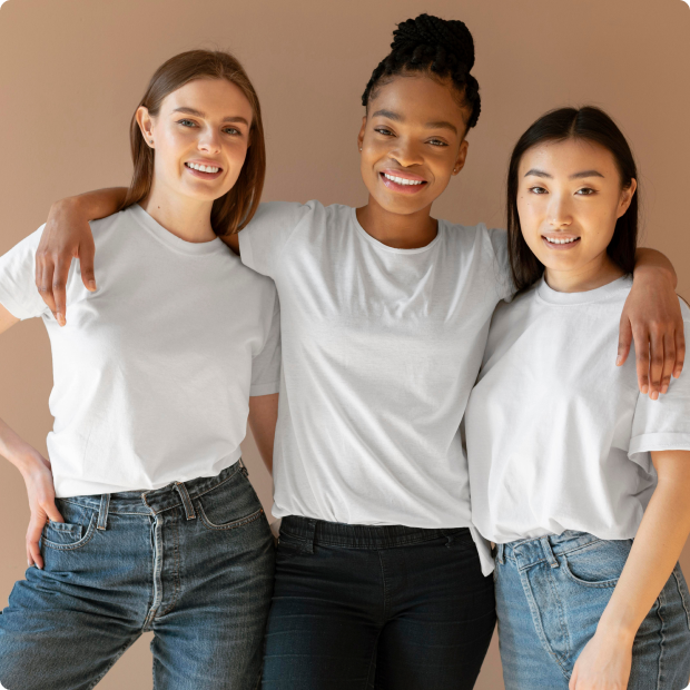 Three beautiful women