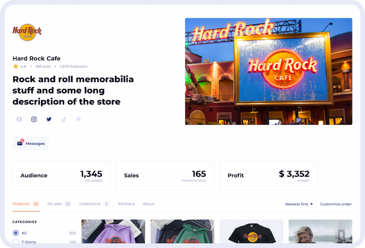 Hard Rock Store